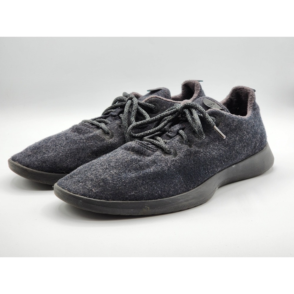 Allbirds Tree Runners Running Shoes Men's Size 13 Dark Gray Wool Knit Shoes‎